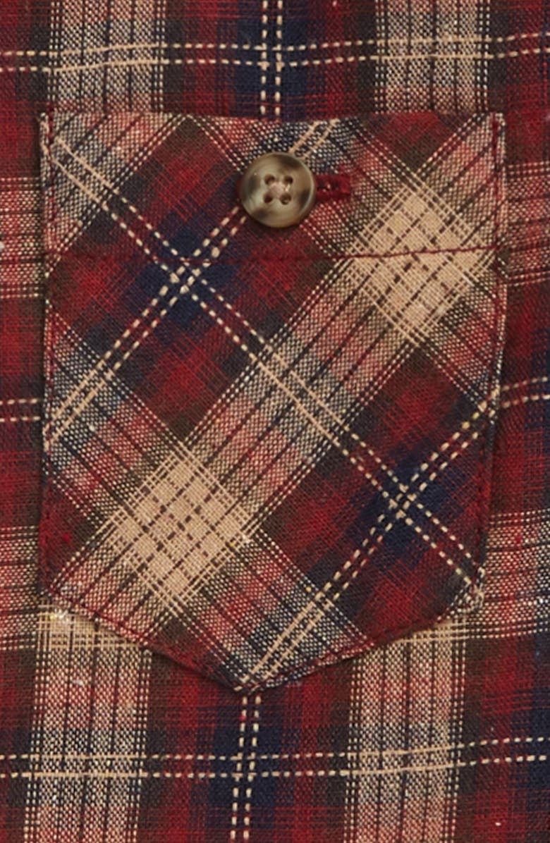 Me & Henry Plaid Button-Up Shirt, Alternate, color, 