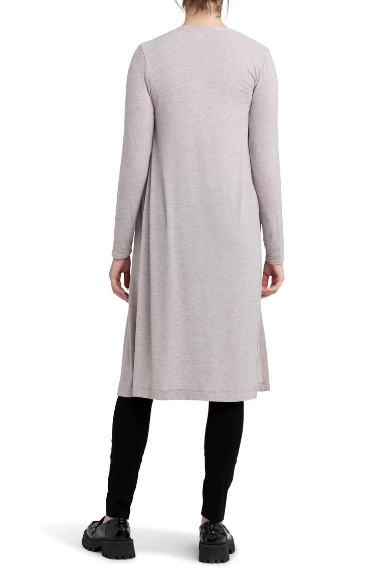 Nina Longline Maternity Cardigan, Alternate, color, SAND