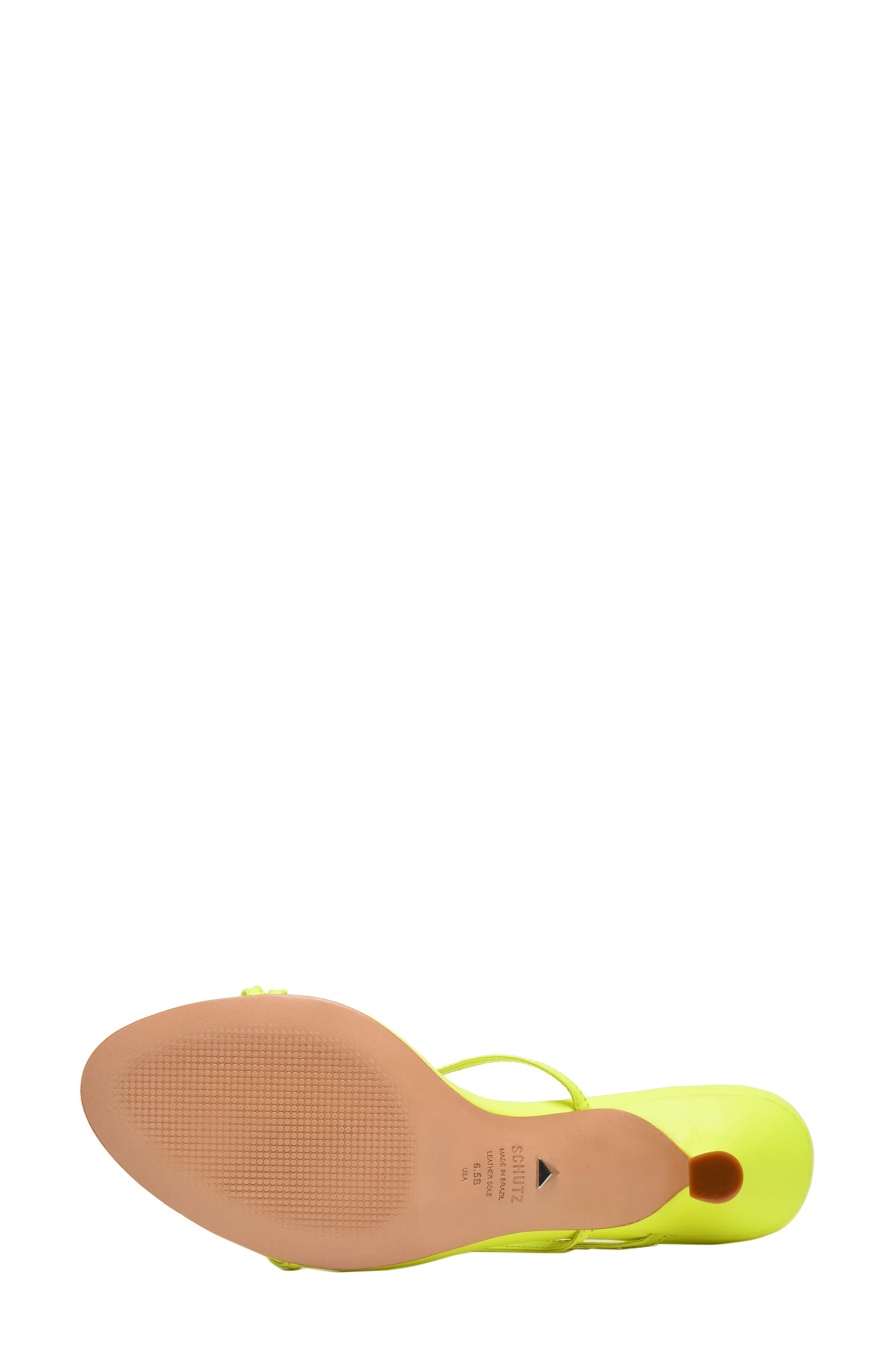 Evenise Slide Sandal, Alternate, color, NEON YELLOW
