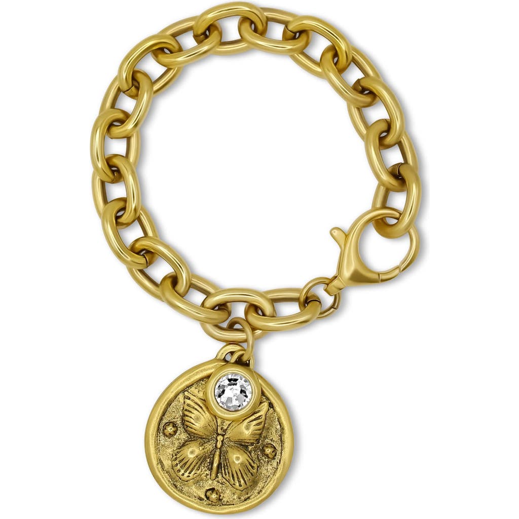 Bowood Lane Tula Bracelet With Cz In Gold