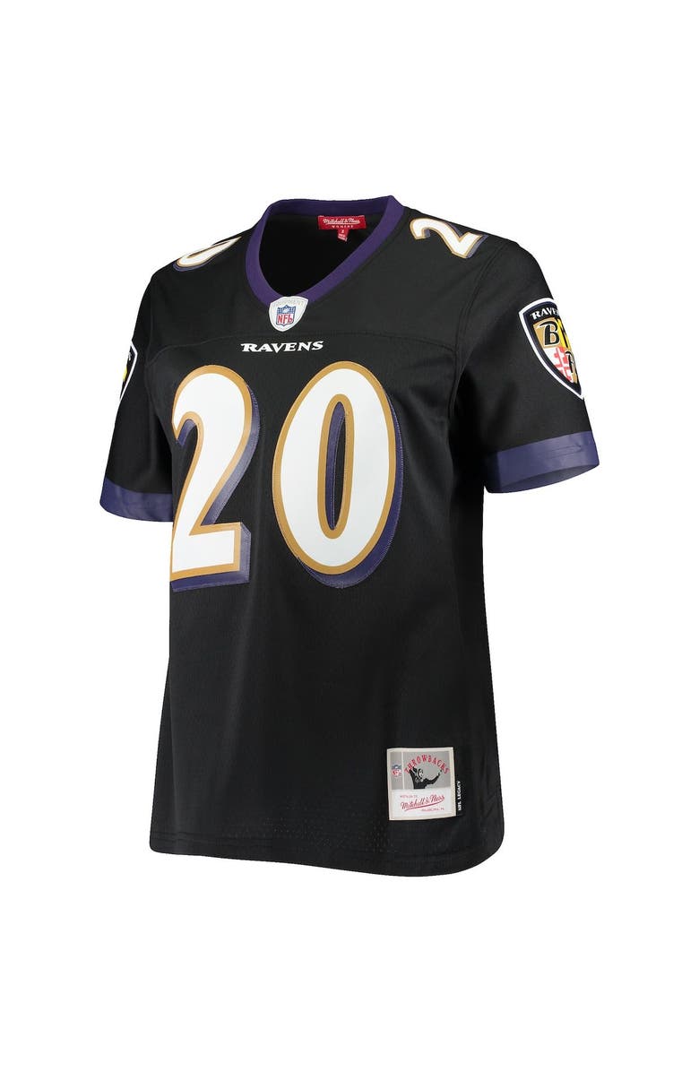 Mitchell & Ness Women's Mitchell & Ness Ed Reed Black Baltimore Ravens Legacy Replica Team Jersey, Alternate, color, 