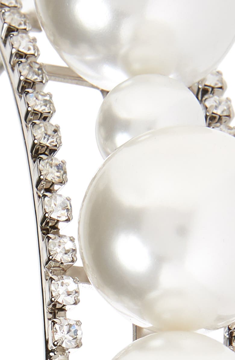 Givenchy Givency Ariana Imitation Pearl & Crystal Headband, Alternate, color, 