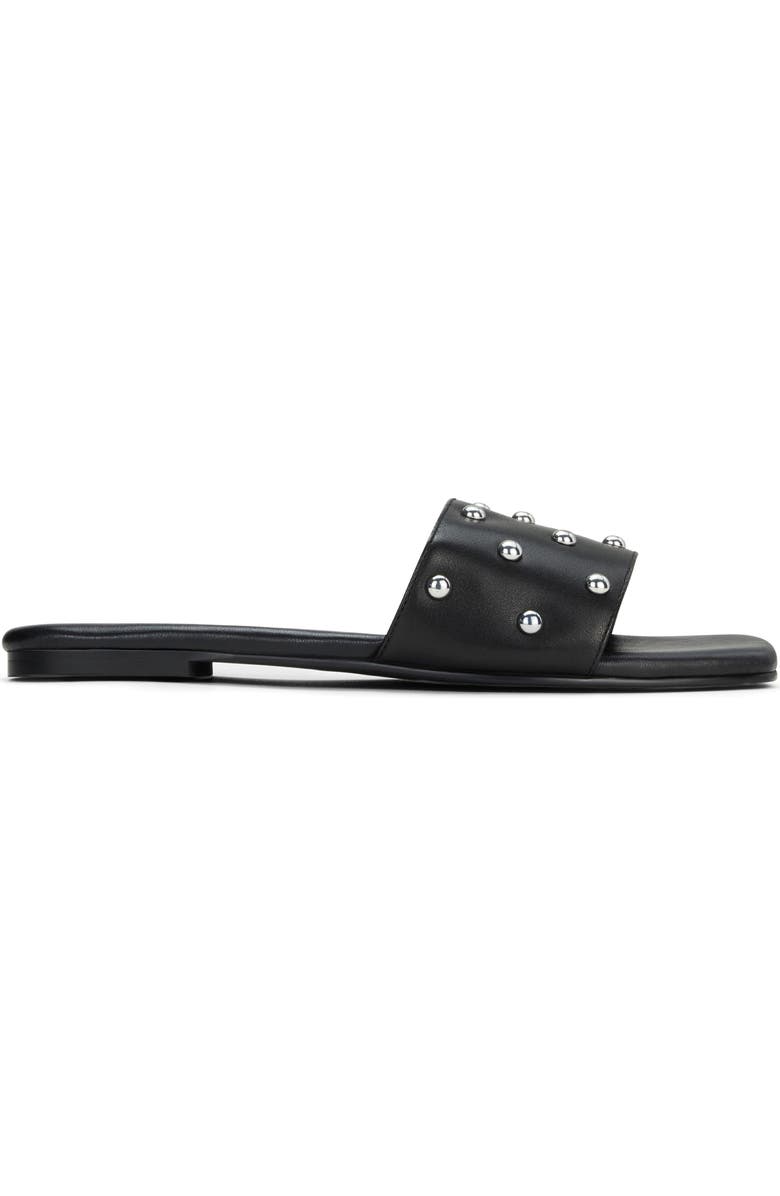 Yosi Samra Harley Studded Slide Sandal, Alternate, color, Black