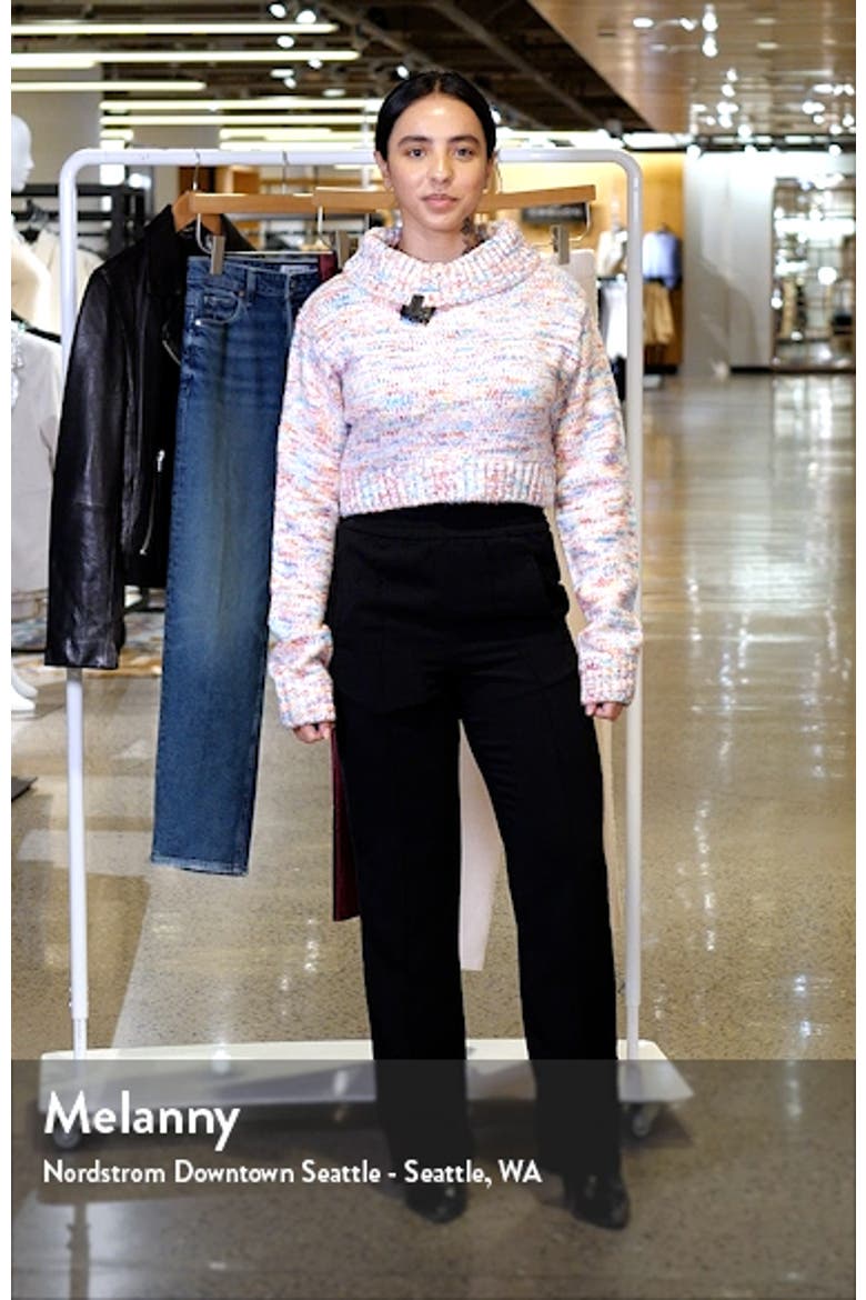 Crop Turtleneck Sweater video