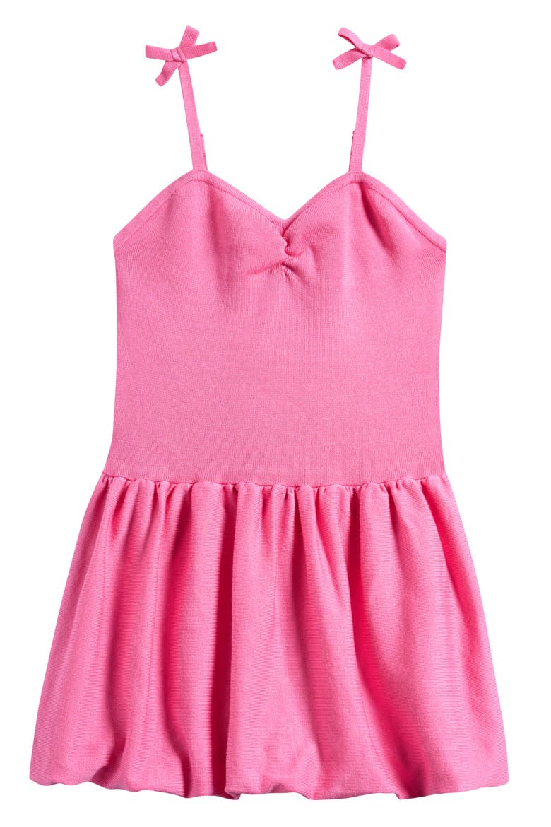 Kids' Ballet Bubble Hem Dress, Main, color, DARK PINK