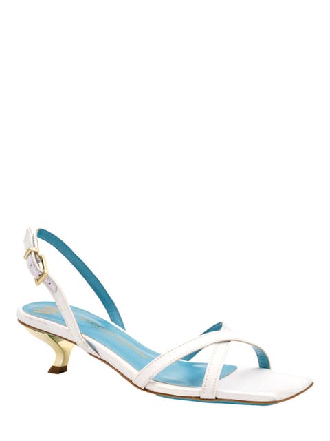 Vulcano Halter Satin Sandal