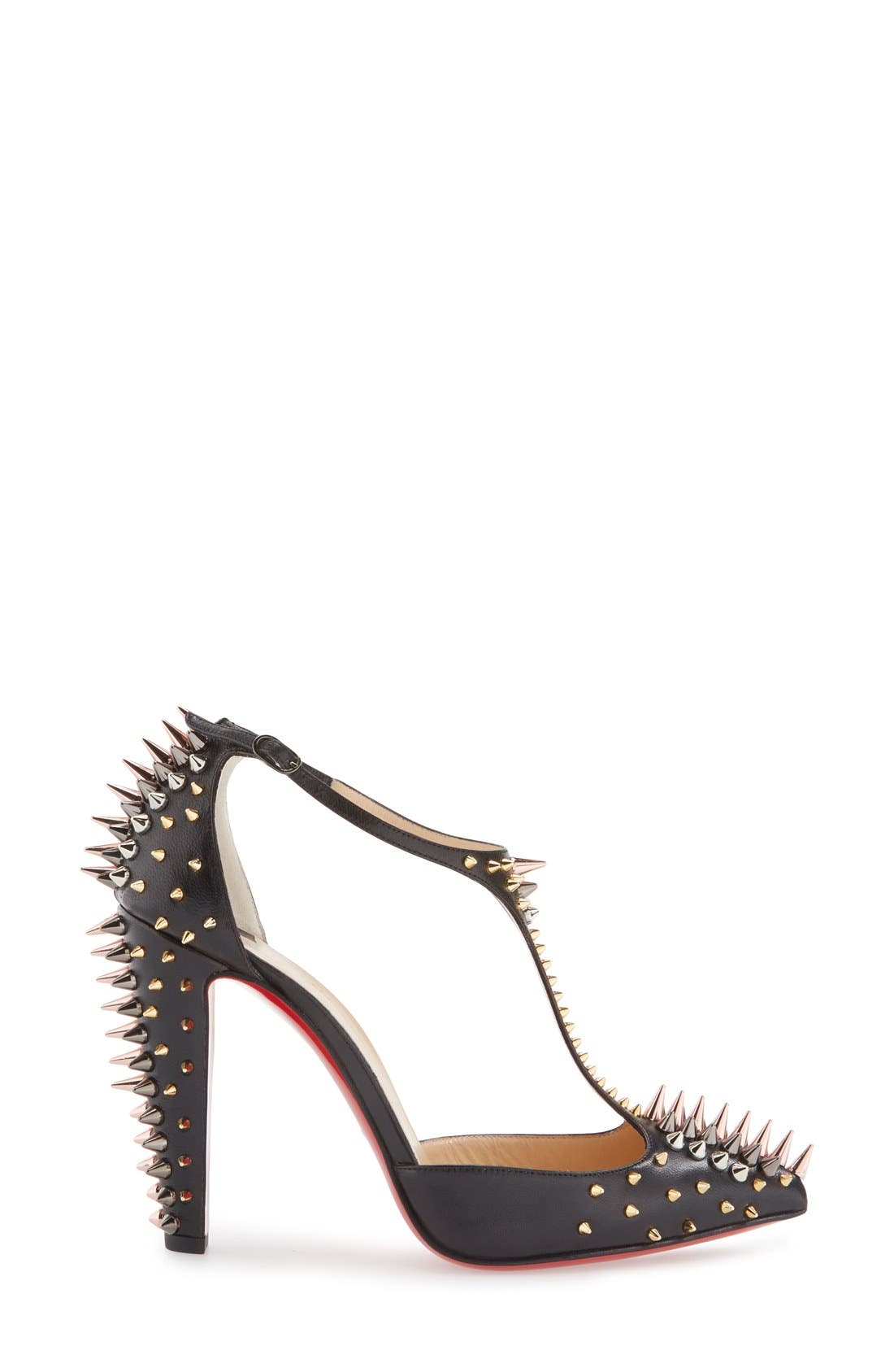 Christian Louboutin 'Goldostrap' Pump, Alternate, color, 
