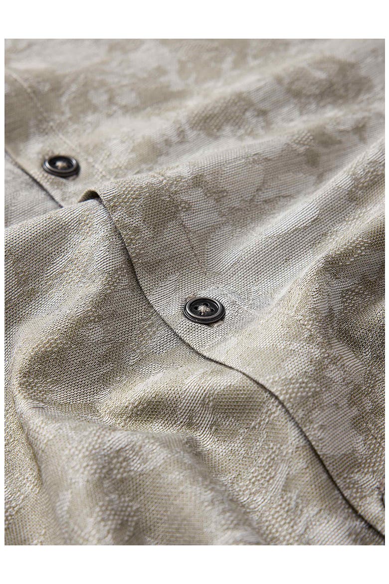 Vistra Cotton Button-Up Shirt, Alternate, color, TURTLE GREEN