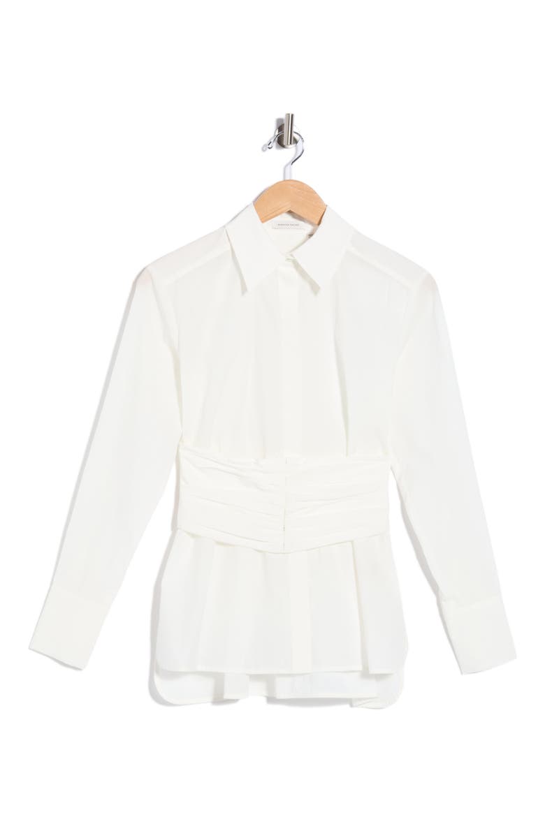Taffeta Top, Alternate, color, MILK