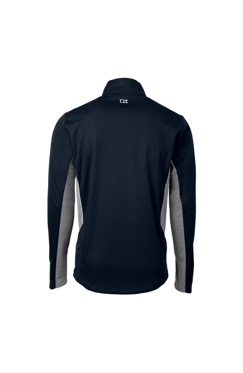 Cutter & Buck Men's Cutter & Buck Navy Tacoma Rainiers Big & Tall Navigate Softshell Full-Zip Jacket, Alternate, color, 