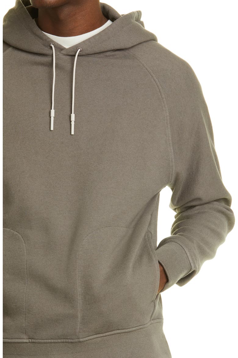 Cotton & Cashmere Hooded Sweatshirt, Alternate, color, GREY