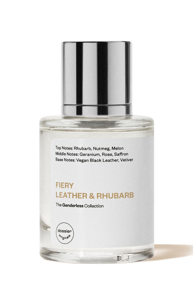 Dossier Fiery Leather & Rhubarb Fragrance, Main, color, 