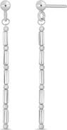 Bony Levy 14K White Gold Linear Drop Earrings