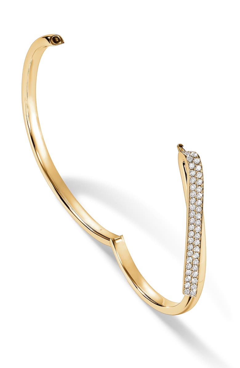 HEARTS ON FIRE INSIDE/OUT 18K Gold Diamond Flip Bangle, 0.80ct., Alternate, color, Yellow Gold