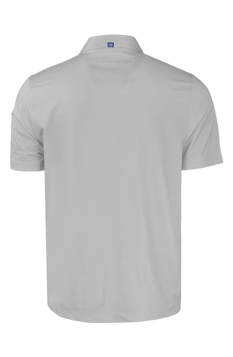 Cutter & Buck Geo Pattern Performance Recycled Polyester Blend Polo, Alternate, color, Elemental Grey