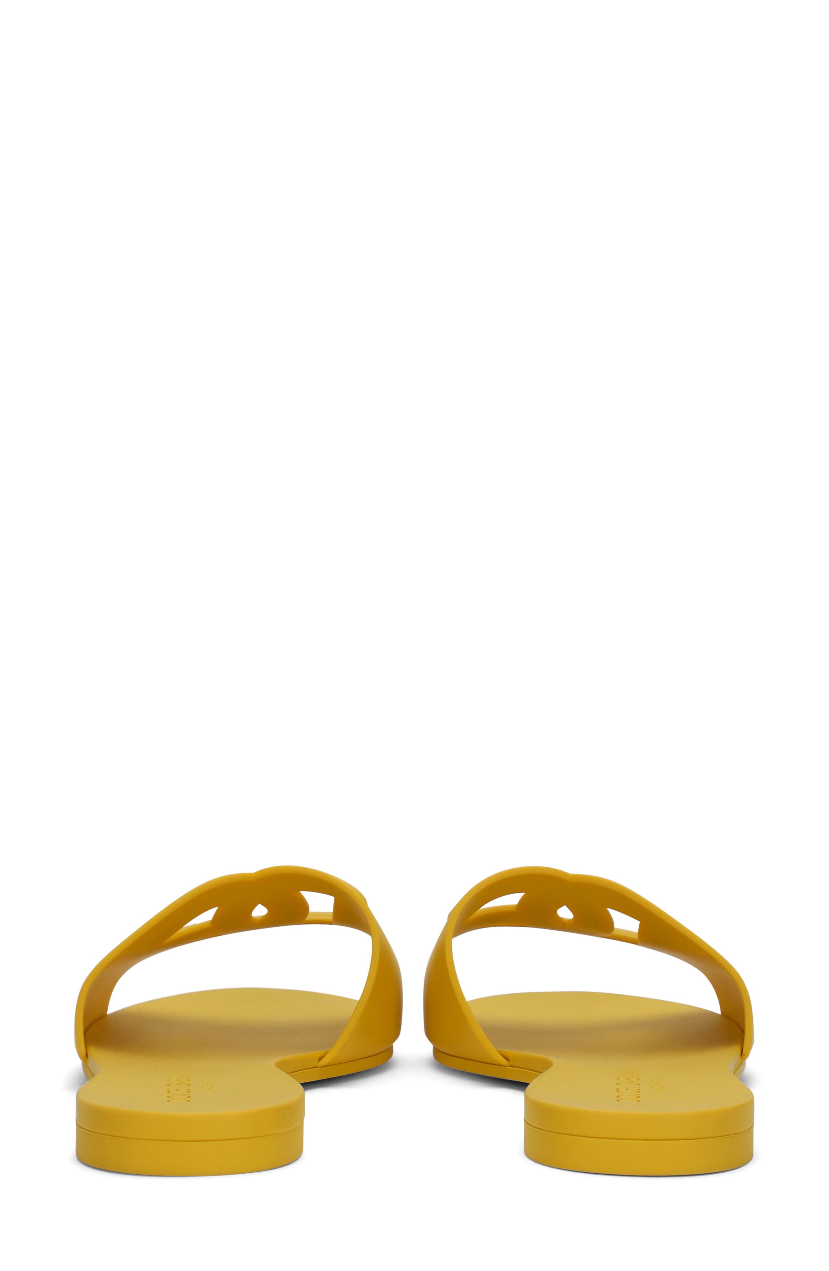 Bianca Interlock Slide Sandal, Alternate, color, YELLOW