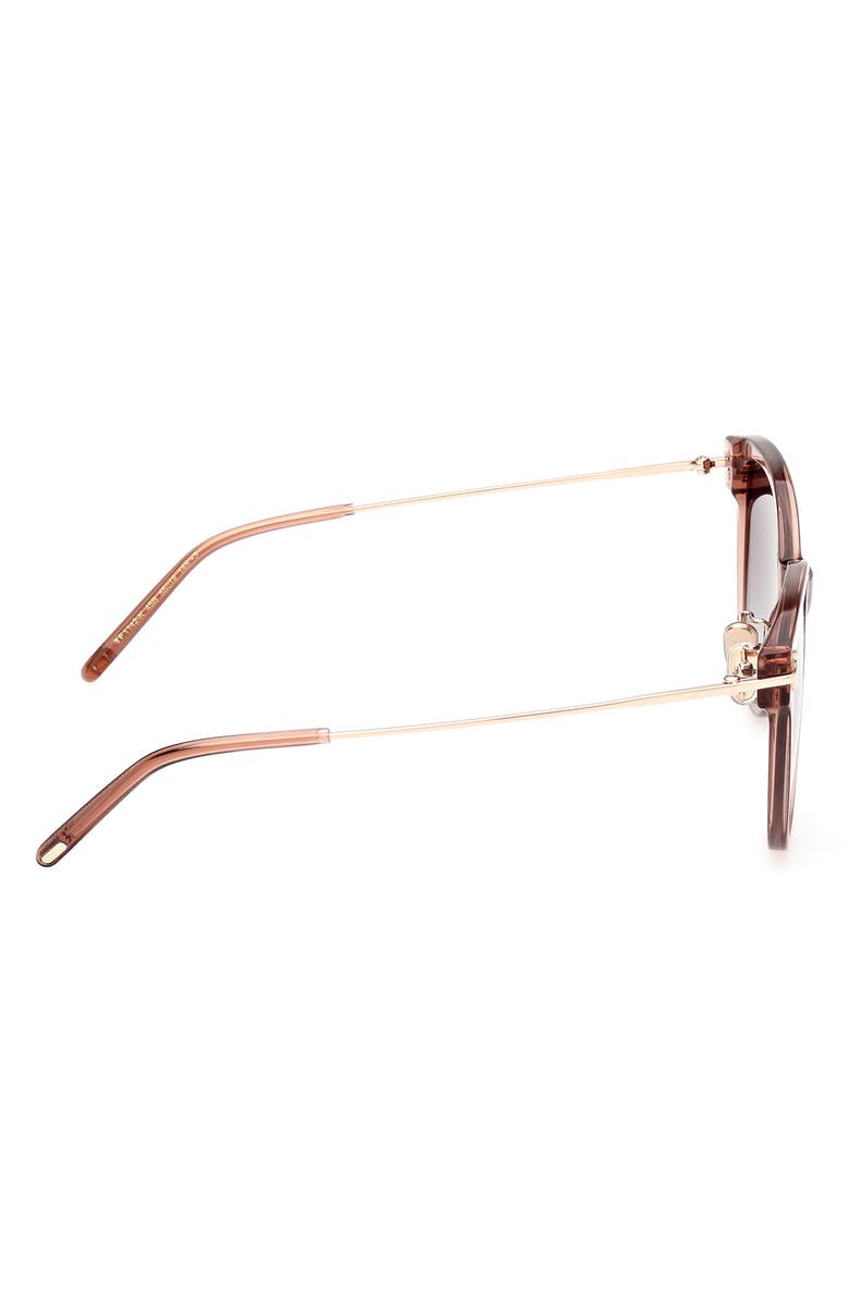 TOM FORD 55mm Gradient Round Sunglasses, Alternate, color,