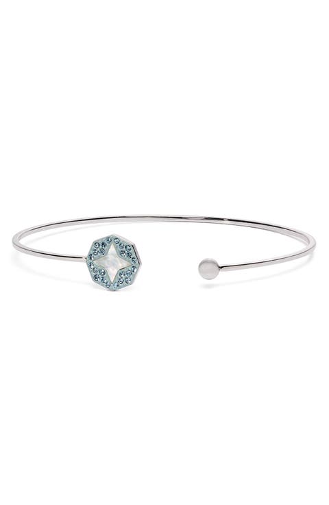 Forget Me Not Open Cuff Bracelet