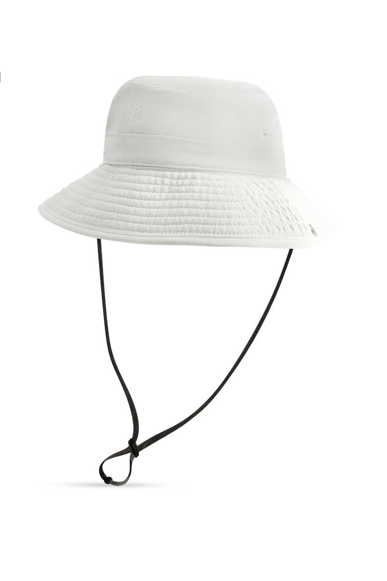 Men's Chase Featherweight Bucket Hat, UPF 50+ Sun Protection, Main, color, White/Carbon