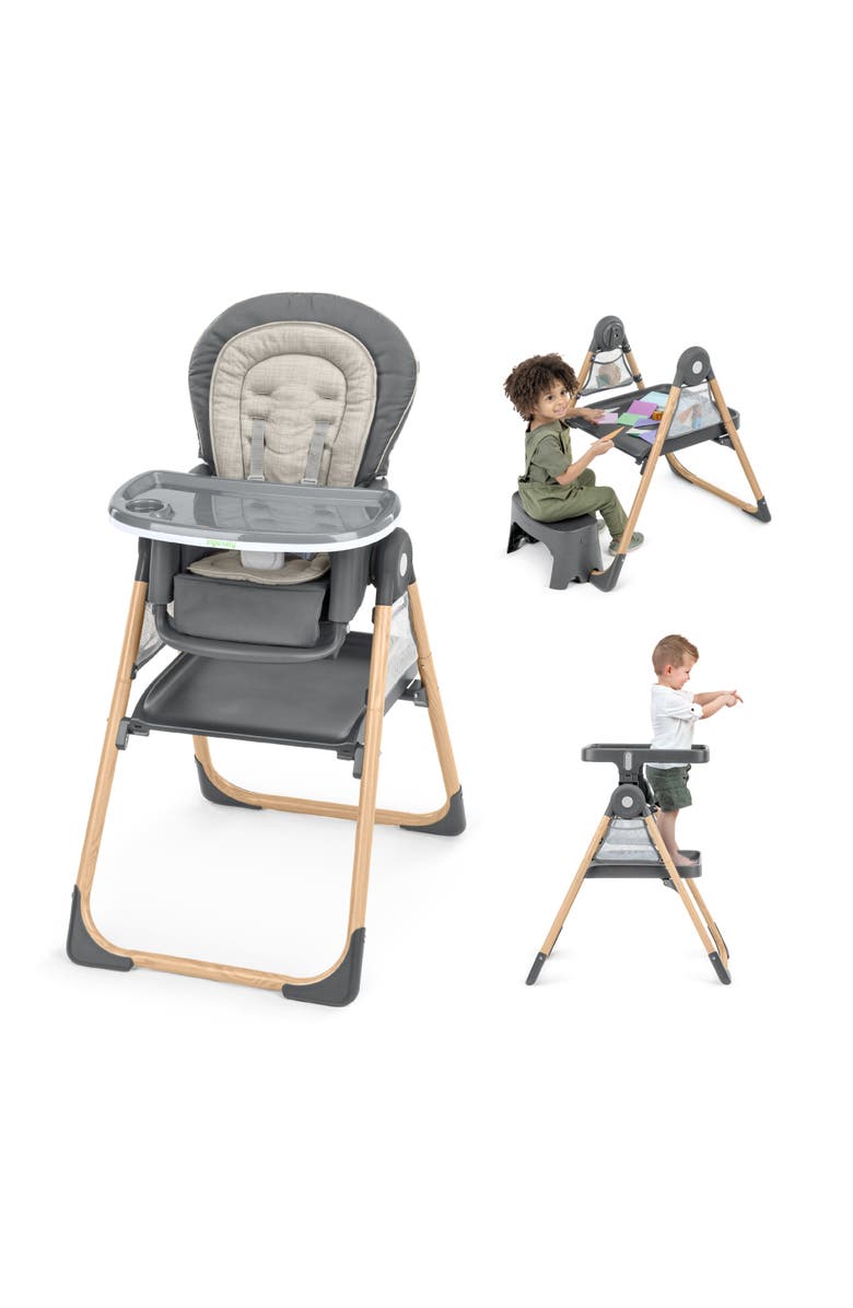INGENUITY Proper Positioner Create Up! Multi-Mode Folding High Chair, Main, color, Grey