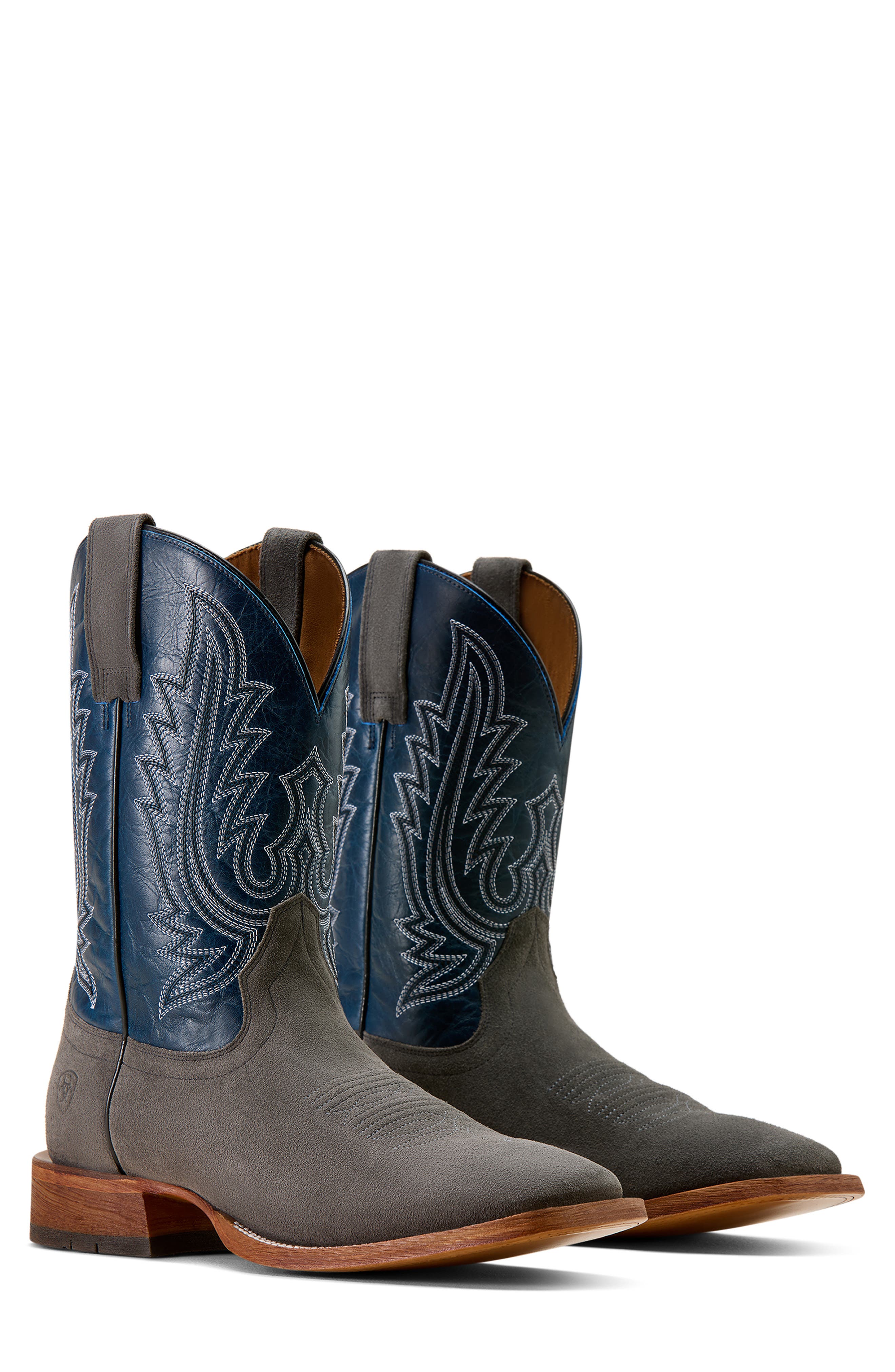 Country Roads Western Boot, Alternate, color, GRAY
