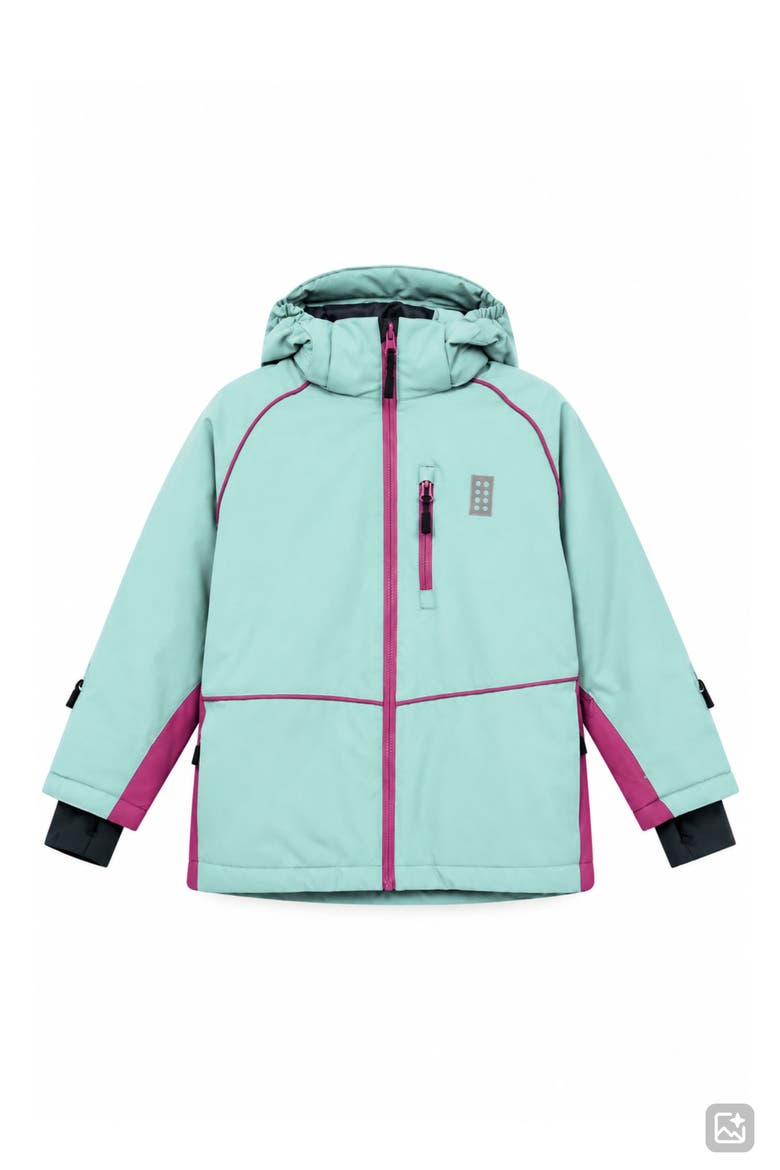 Kids' Waterproof Winter Ski Jacket, Main, color, GREEN