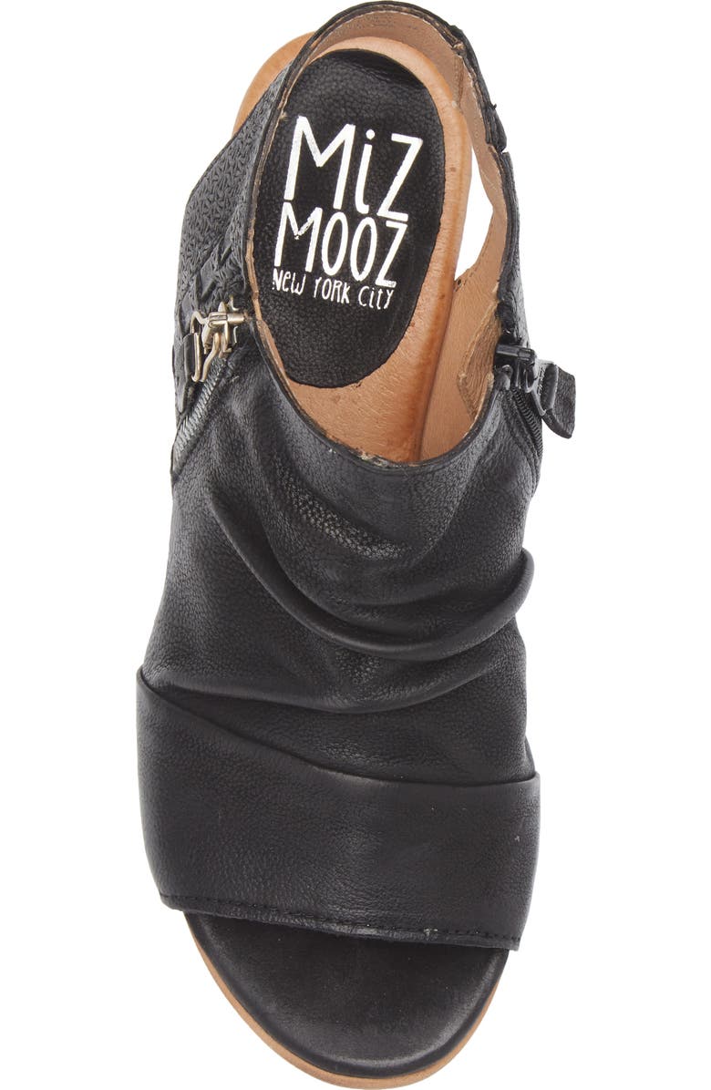 Miz Mooz Carla Peep Toe Bootie, Alternate, color,