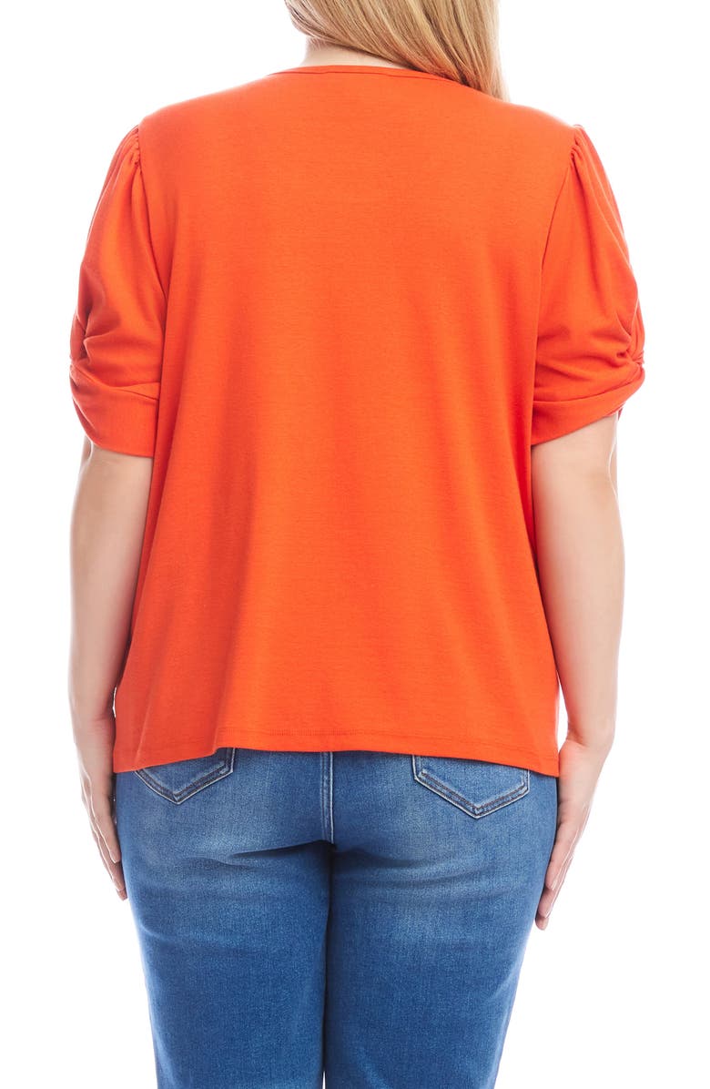 Karen Kane Twist Sleeve Top, Alternate, color, 