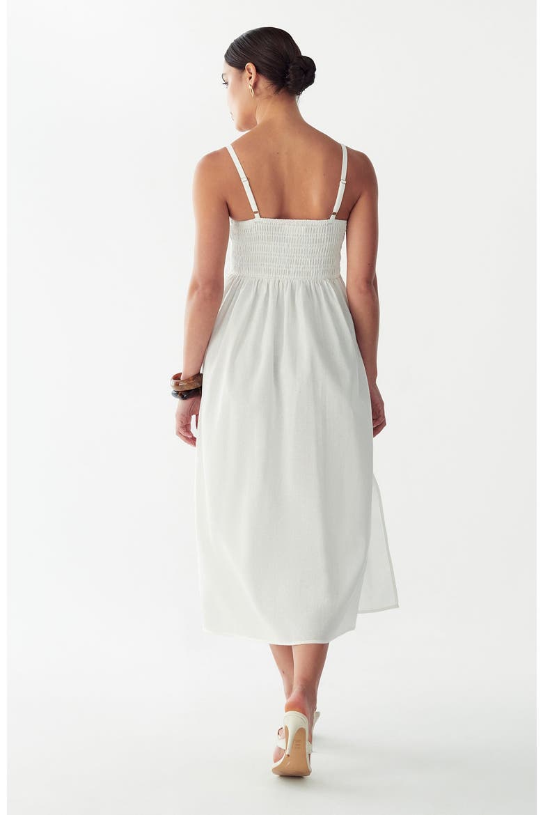 Lanah Midi Dress, Alternate, color, Off White