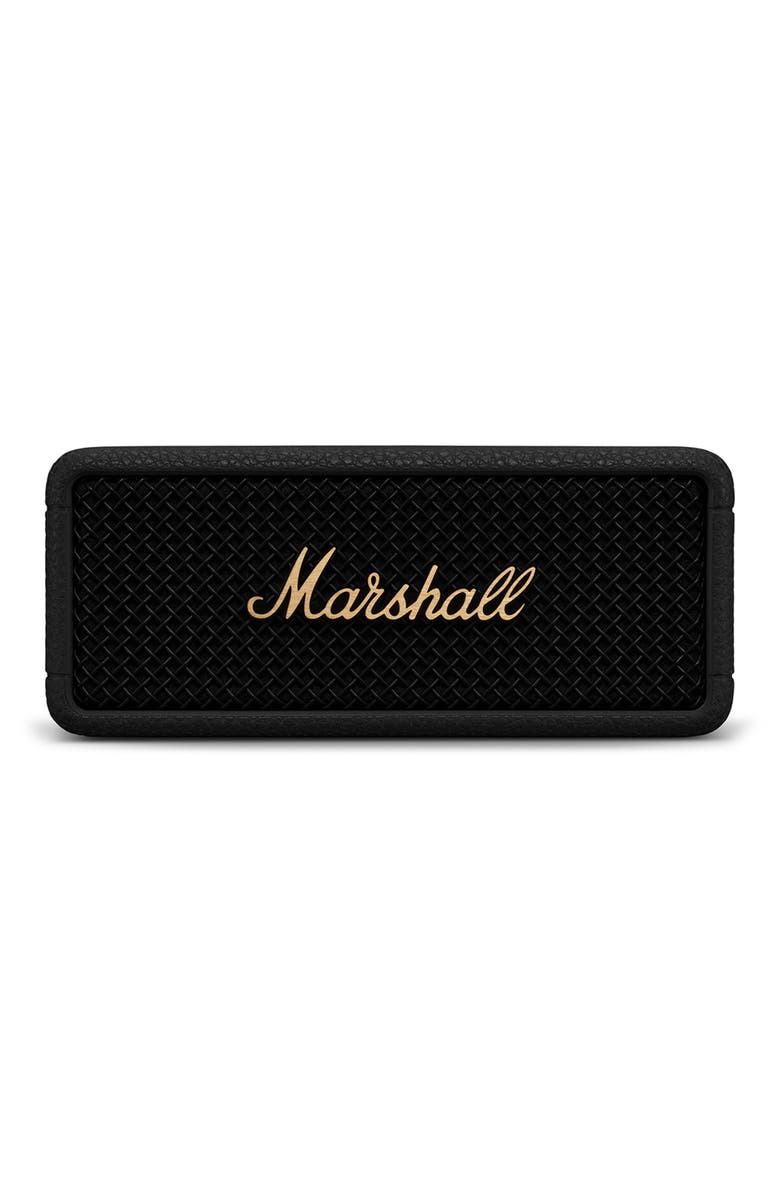 Marshall Emberton III Portable Bluetooth<sup>®</sup> Speaker, Main, color, Black/Brass