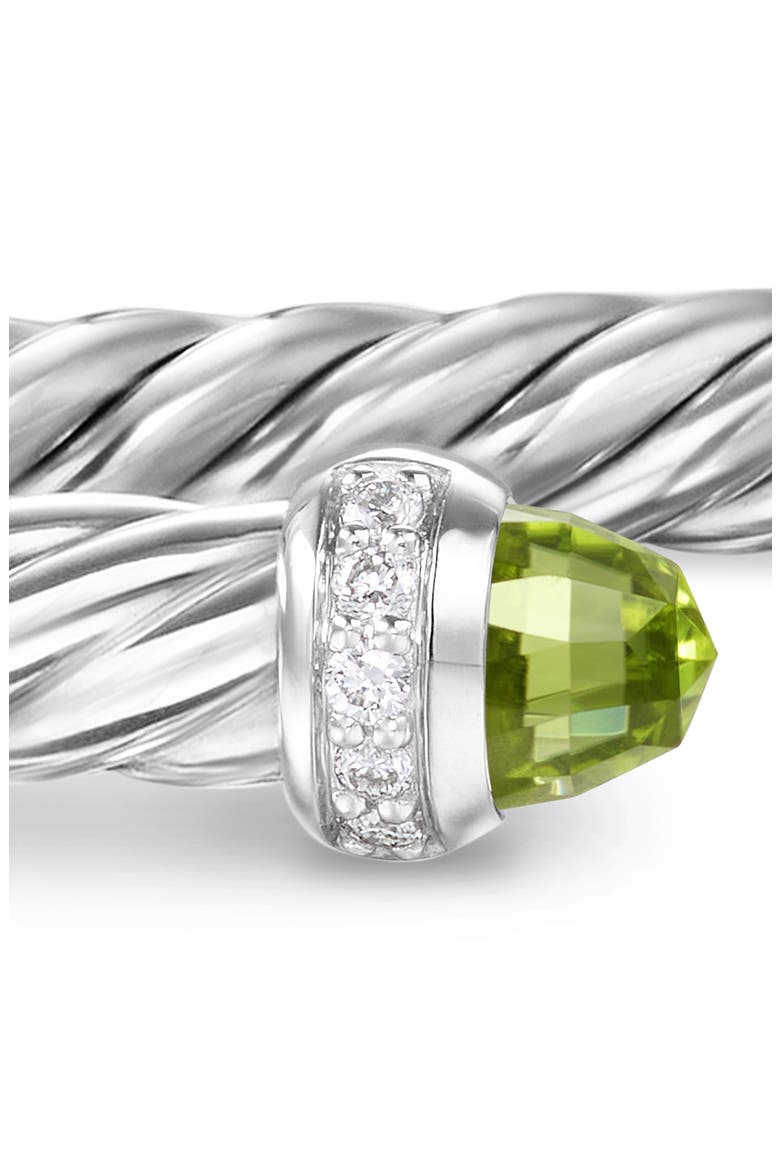 Classic Cablespira® Bracelet, 4mm, Alternate, color, PERIDOT