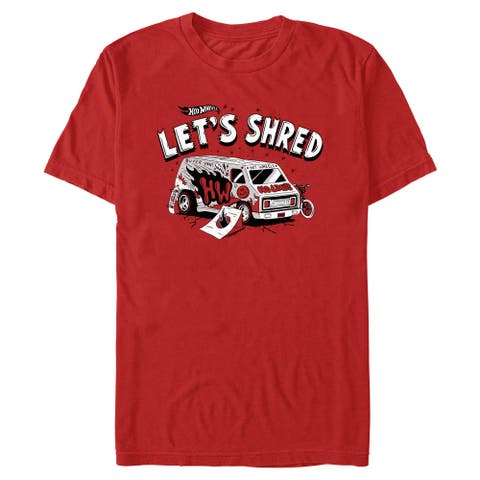 Men's Hot Wheels Let's Shred Cartoon  Graphic T-Shirt