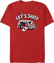 Hot Wheels Men's Hot Wheels Let's Shred Cartoon Graphic T-Shirt