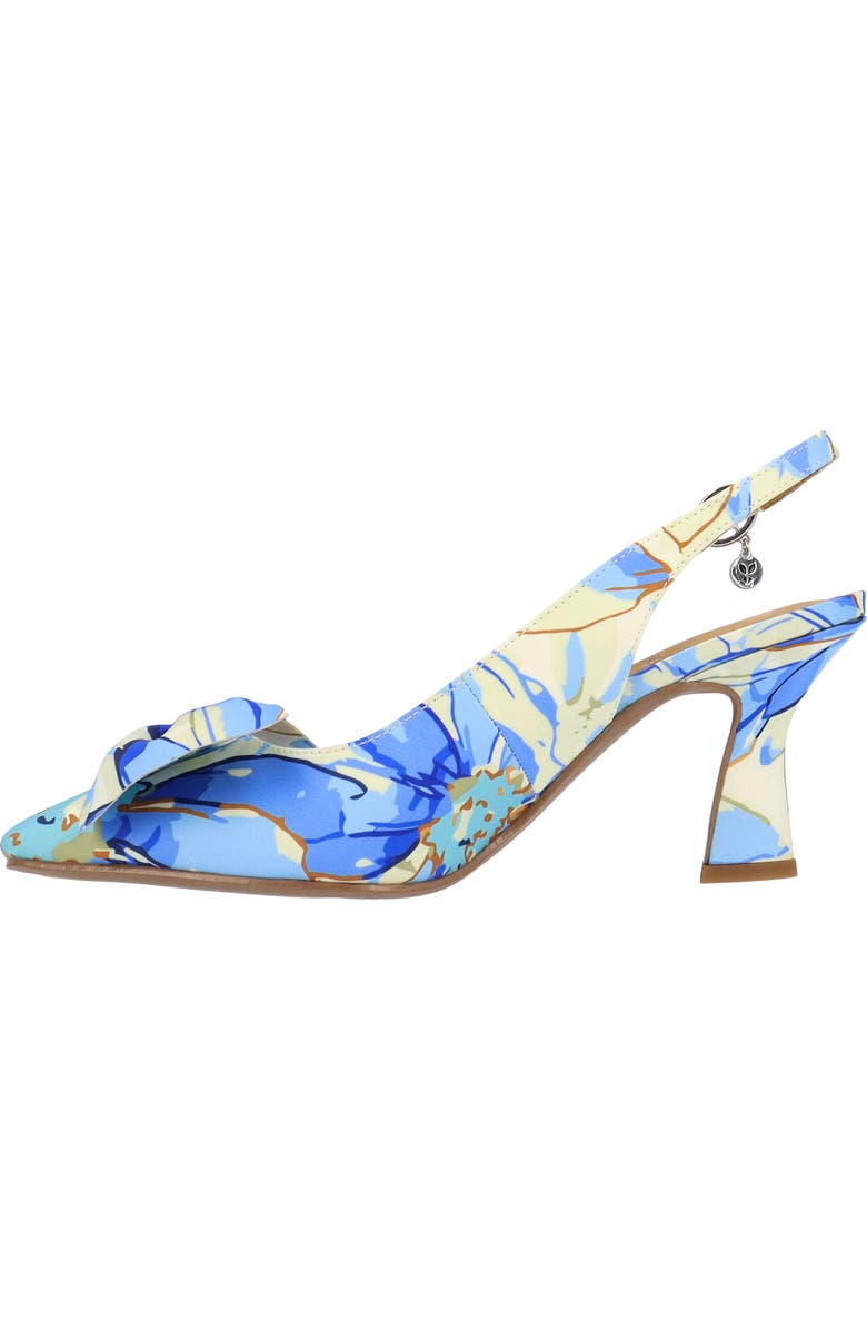 J. Reneé Harlan Floral Bow Slingback Pump, Alternate, color,