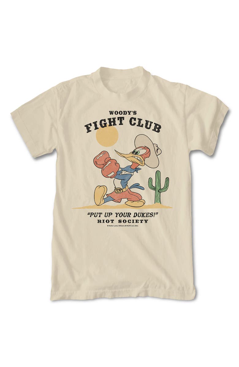 RIOT SOCIETY Woody's Fight Club Cotton Graphic T-Shirt, Alternate, color, 