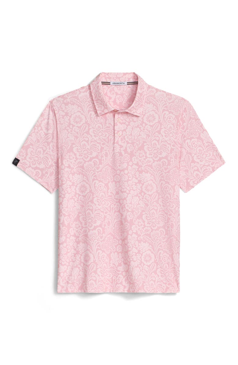 ASHWORTH GOLF Tapestry Polo, Alternate, color, Blush