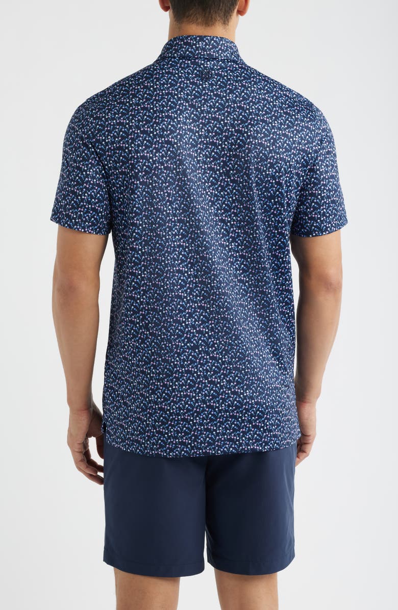 G/FORE Aye Poppy Performance Golf Polo, Alternate, color, Azul / Twilight