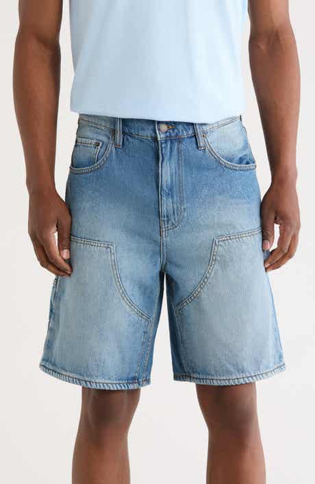 Loose Denim Carpenter Shorts