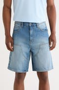 OLIVER LOGAN Loose Denim Carpenter Shorts