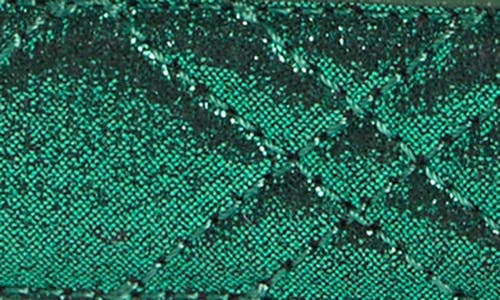 Kurt Geiger London Brixton Quilted Belt In Green