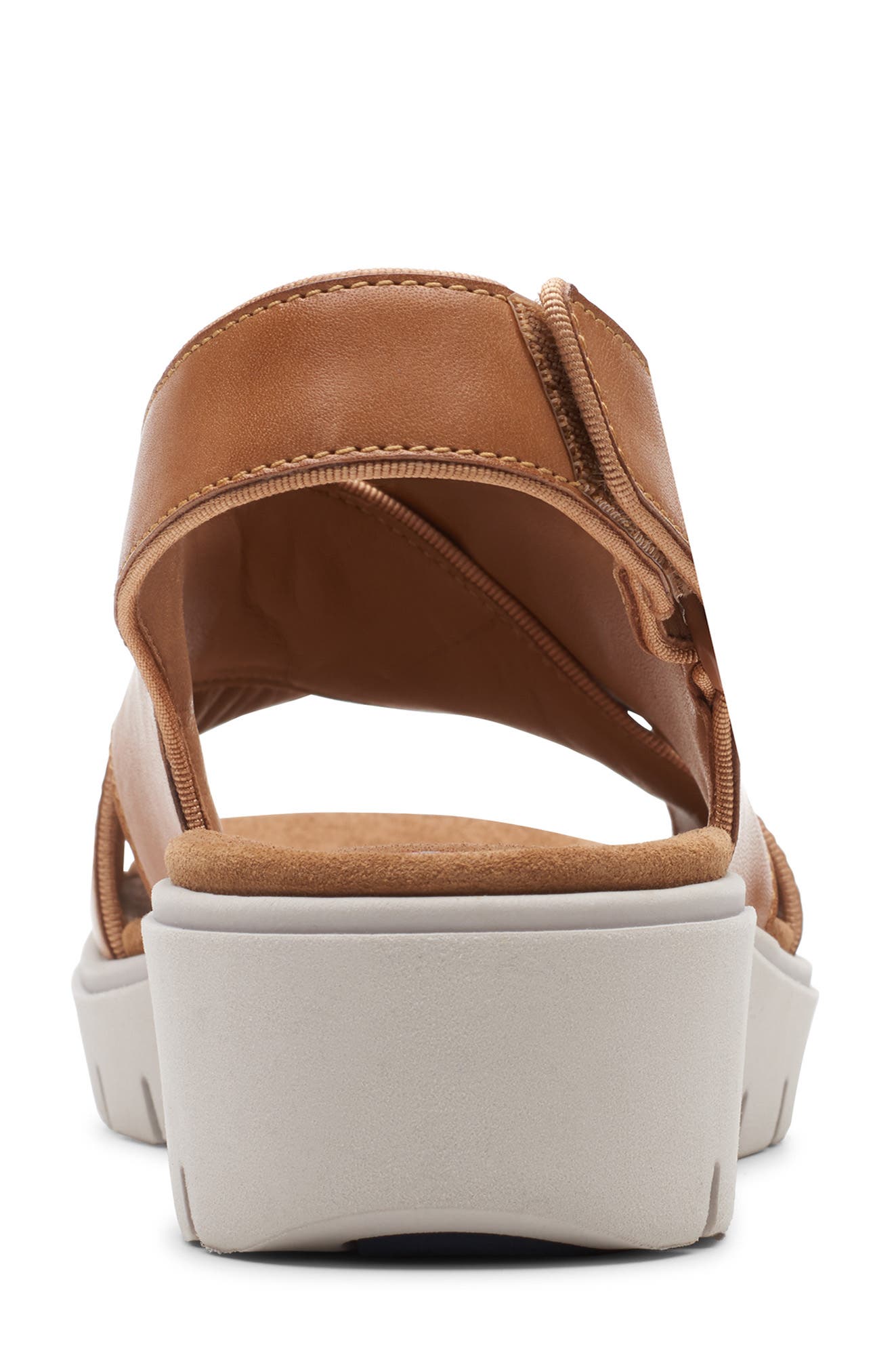 Un Karely Sun Slingback Sandal, Alternate, color, LIGHT TAN/ TAN LEATHER
