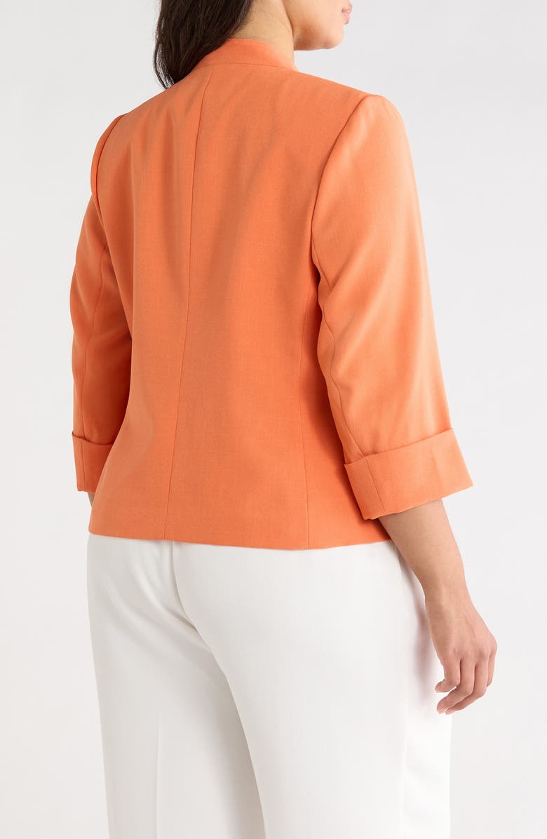 KASPER Zip Pocket Jacket, Alternate, color, Mandarin