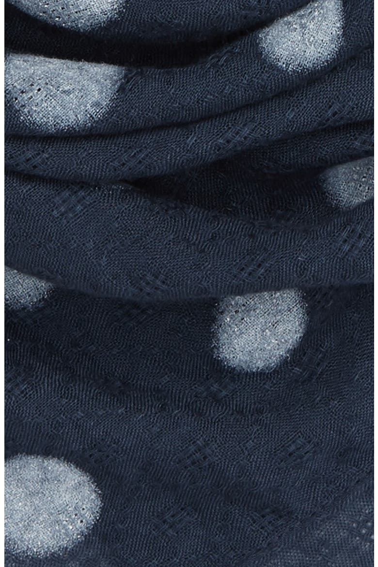 Polka Dot Bandana, Alternate, color, DARK BLUE