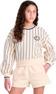 adidas Kids' Pinstripe Crewneck Sweatshirt