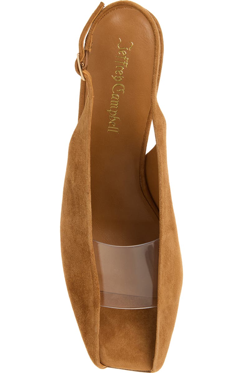 Jeffrey Campbell Patrizia Slingback Pump, Alternate, color, Tan Suede