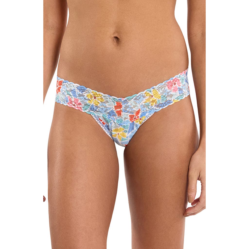 Hanky Panky Printed Signature Lace Low Rise Thong