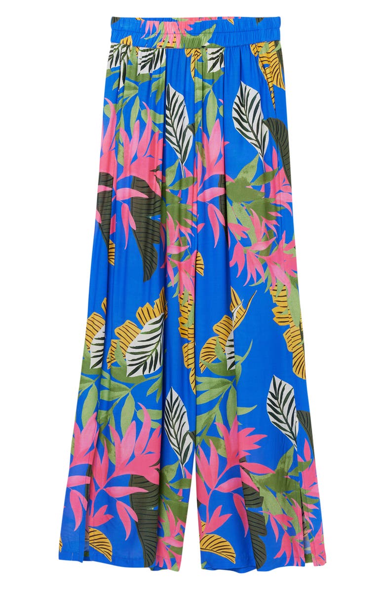 Desigual Tropical Wide Leg Trousers, Alternate, color,