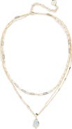 Kendra Scott Adriana Scallop Multistrand Necklace