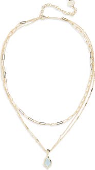 Kendra Scott Adriana Scallop Multistrand Necklace
