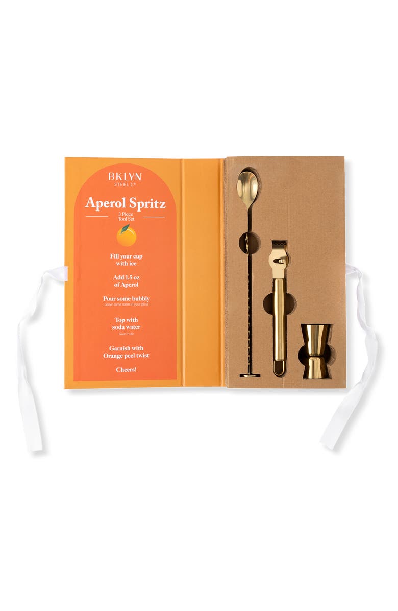 Core Home Spritz 3-Piece Cocktail Tool Book Set, Alternate, color,